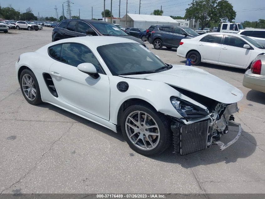 2019 PORSCHE 718 CAYMAN - WP0AA2A86KS261416