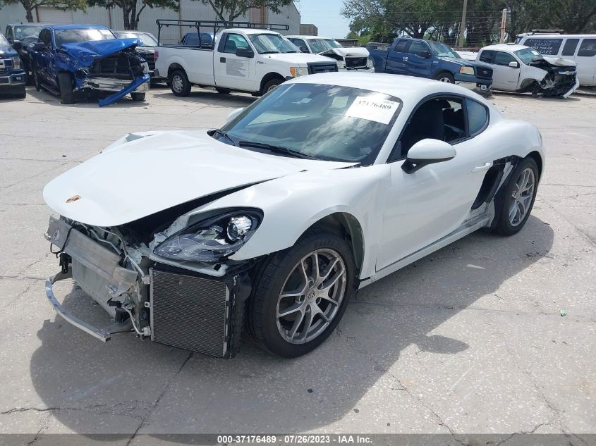 2019 PORSCHE 718 CAYMAN - WP0AA2A86KS261416