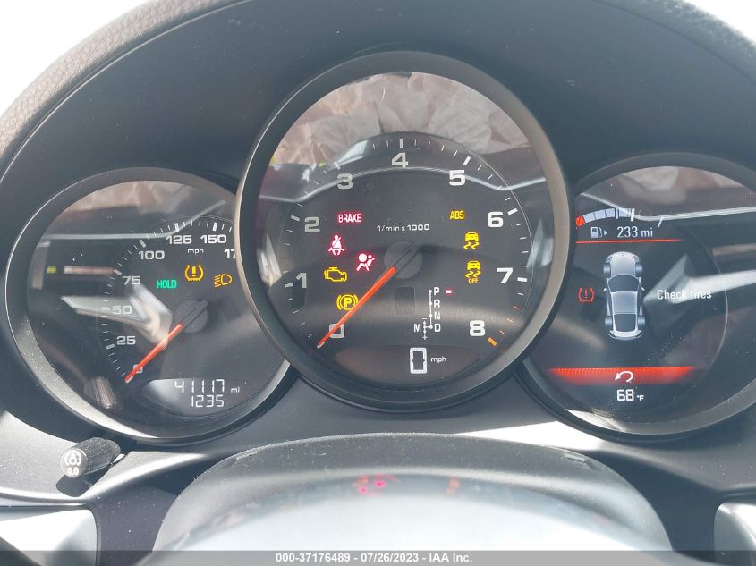 2019 PORSCHE 718 CAYMAN - WP0AA2A86KS261416