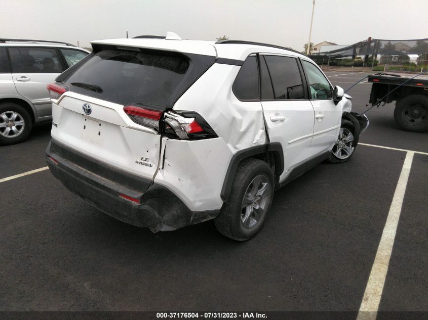 2022 TOYOTA RAV4 HYBRID LE - 4T3MWRFV3NU060526