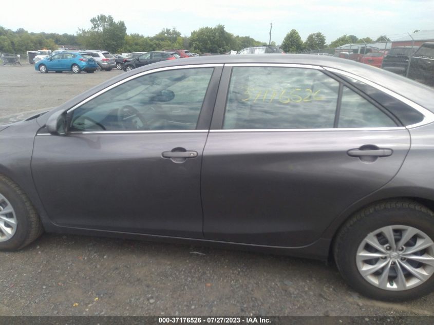 2016 TOYOTA CAMRY XLE/SE/LE/XSE - 4T4BF1FK9GR580939