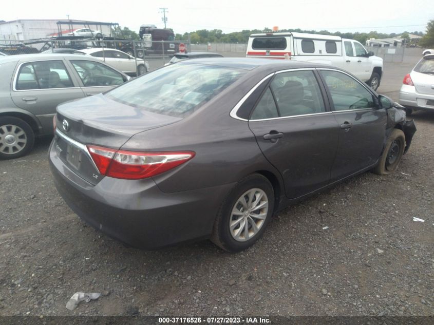 2016 TOYOTA CAMRY XLE/SE/LE/XSE - 4T4BF1FK9GR580939