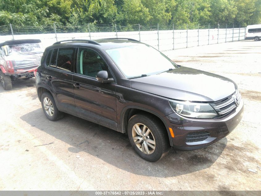 2016 VOLKSWAGEN TIGUAN S - WVGBV7AX6GW574832