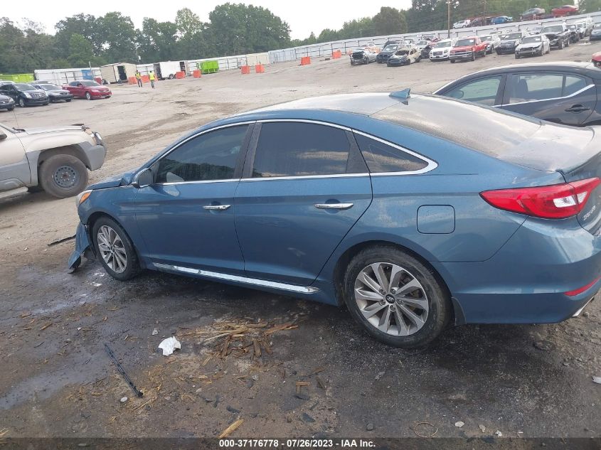 2015 HYUNDAI SONATA 2.4L SPORT - 5NPE34AF6FH141027