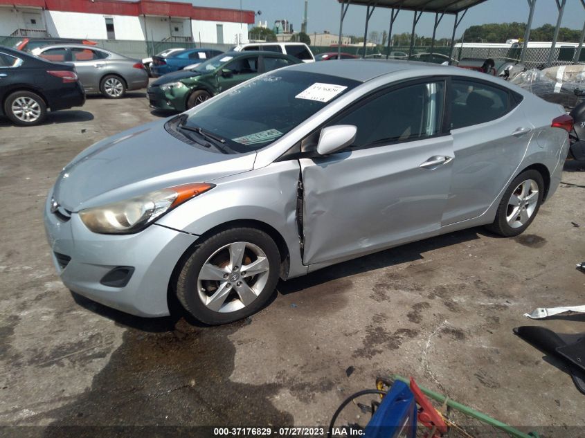2013 HYUNDAI ELANTRA GLS PZEV - 5NPDH4AE6DH342010