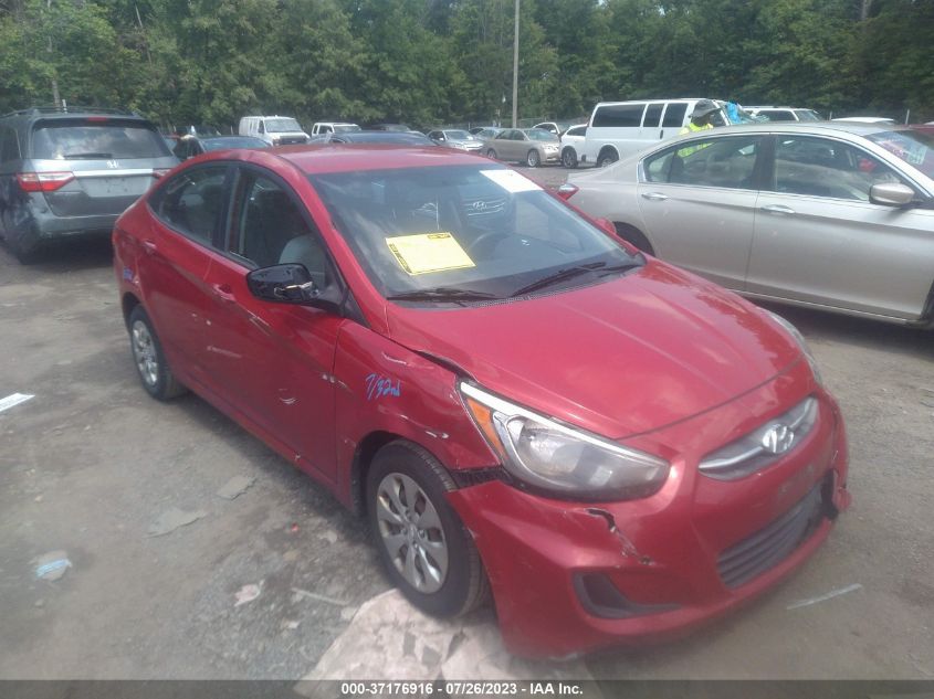 2016 HYUNDAI ACCENT SE - KMHCT4AE2GU007570