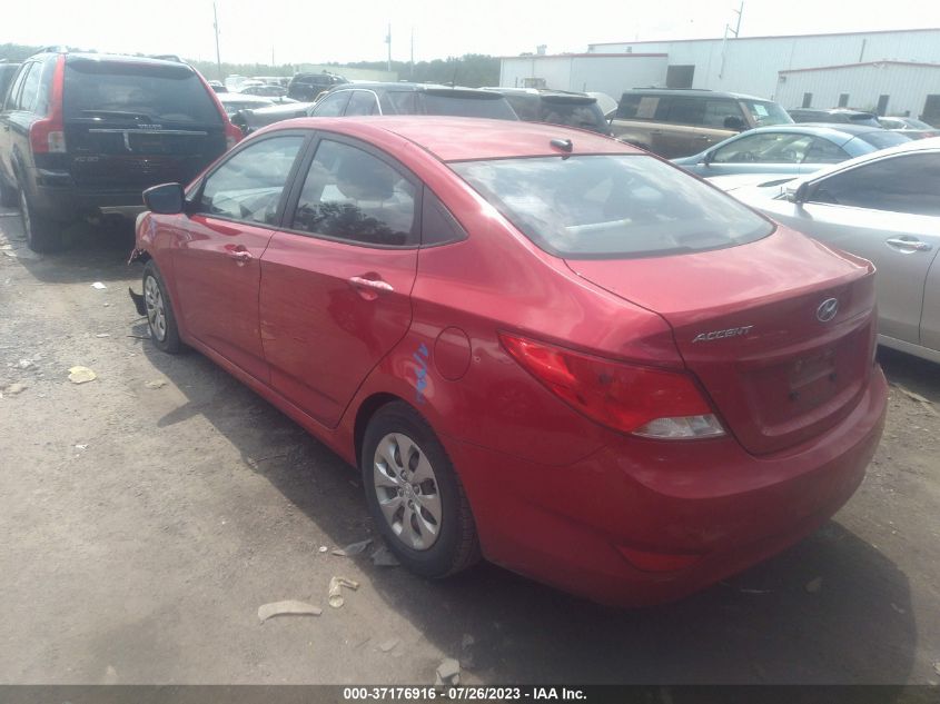 2016 HYUNDAI ACCENT SE - KMHCT4AE2GU007570