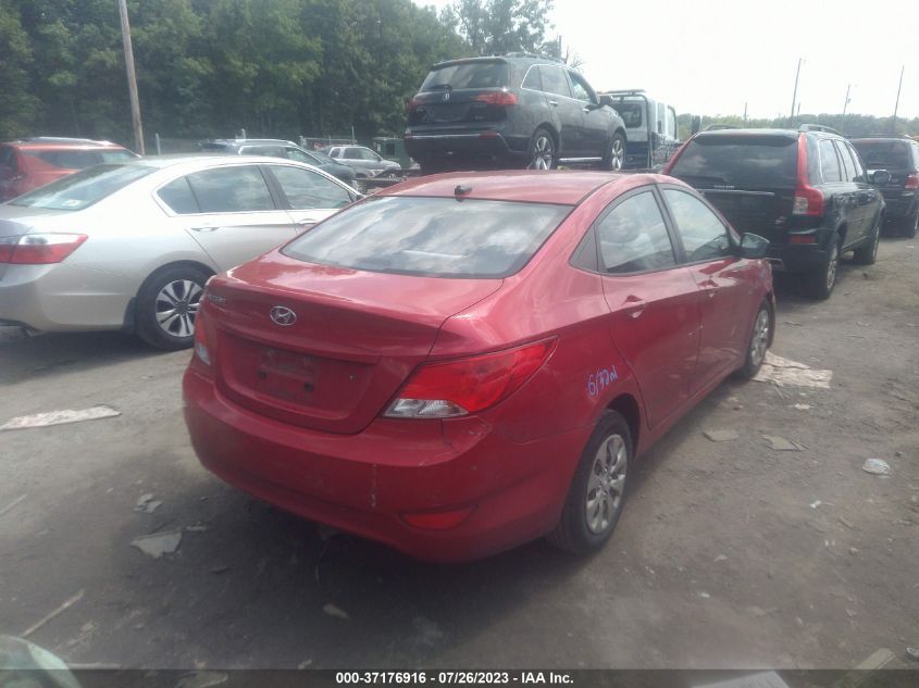 2016 HYUNDAI ACCENT SE - KMHCT4AE2GU007570