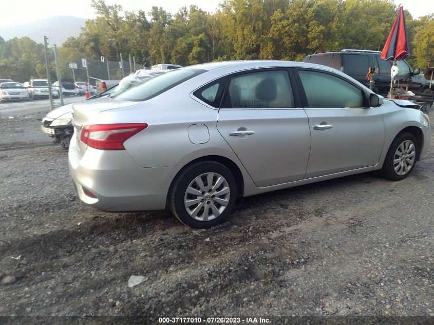2016 NISSAN SENTRA SR/SL/S/SV/FE+ S - 3N1AB7AP9GY231582
