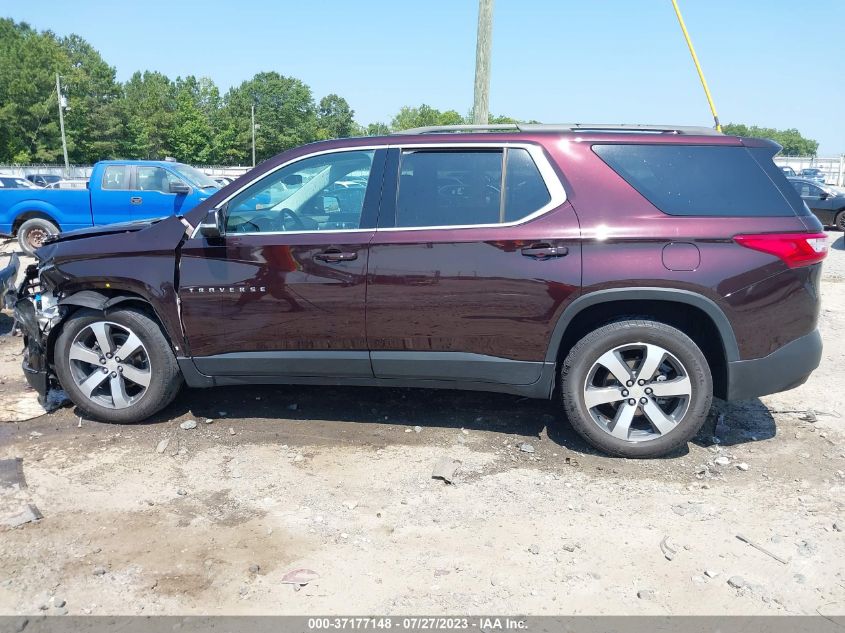 2021 CHEVROLET TRAVERSE LT LEATHER - 1GNERHKW7MJ220609