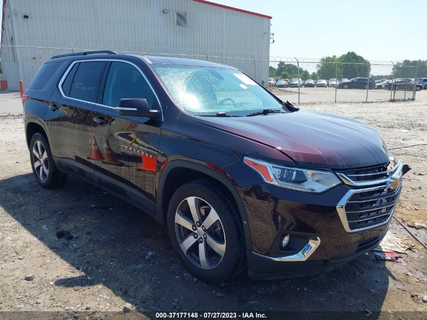 2021 CHEVROLET TRAVERSE LT LEATHER - 1GNERHKW7MJ220609