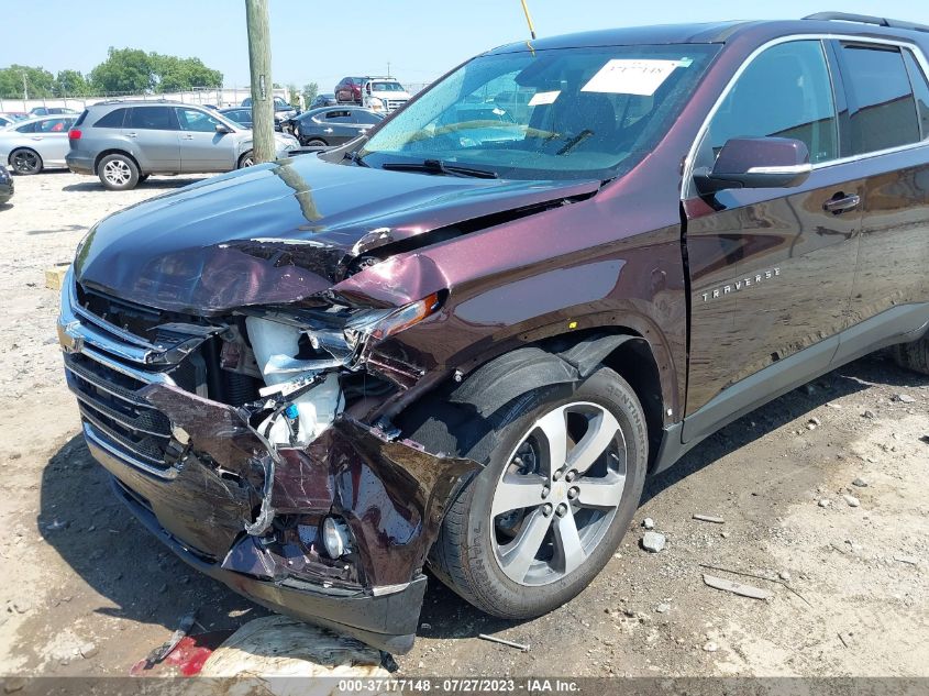 2021 CHEVROLET TRAVERSE LT LEATHER - 1GNERHKW7MJ220609
