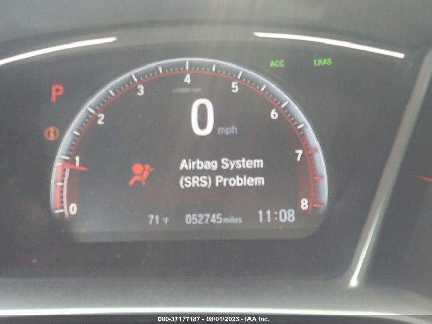2019 HONDA CIVIC SEDAN SPORT - 19XFC2F81KE211874