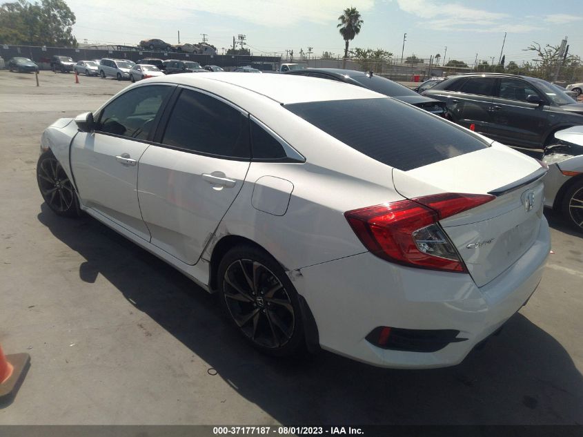 2019 HONDA CIVIC SEDAN SPORT - 19XFC2F81KE211874