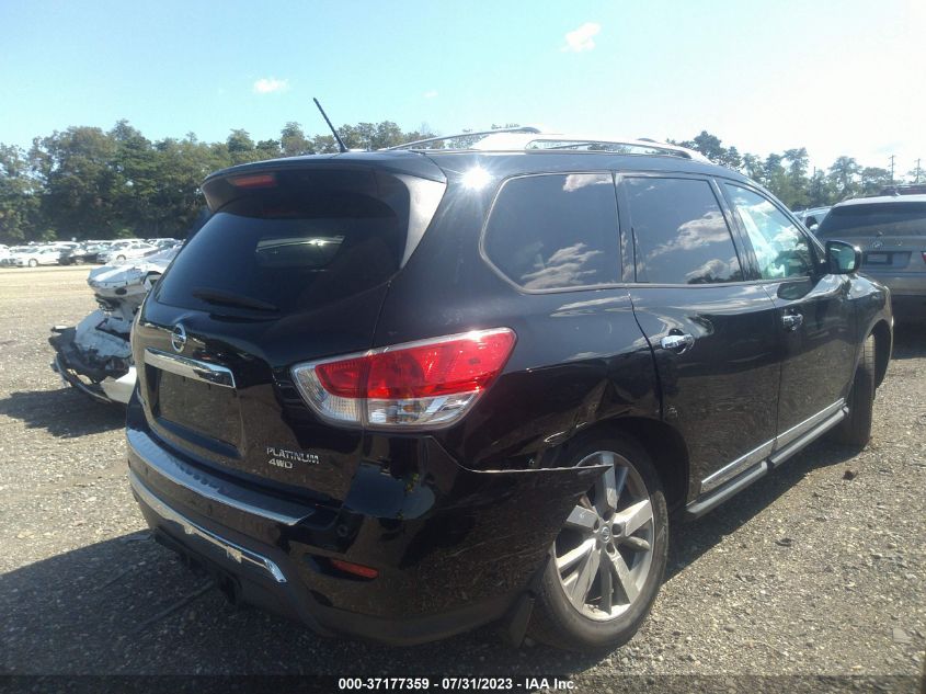 2014 NISSAN PATHFINDER PLATINUM - 5N1AR2MM4EC681770