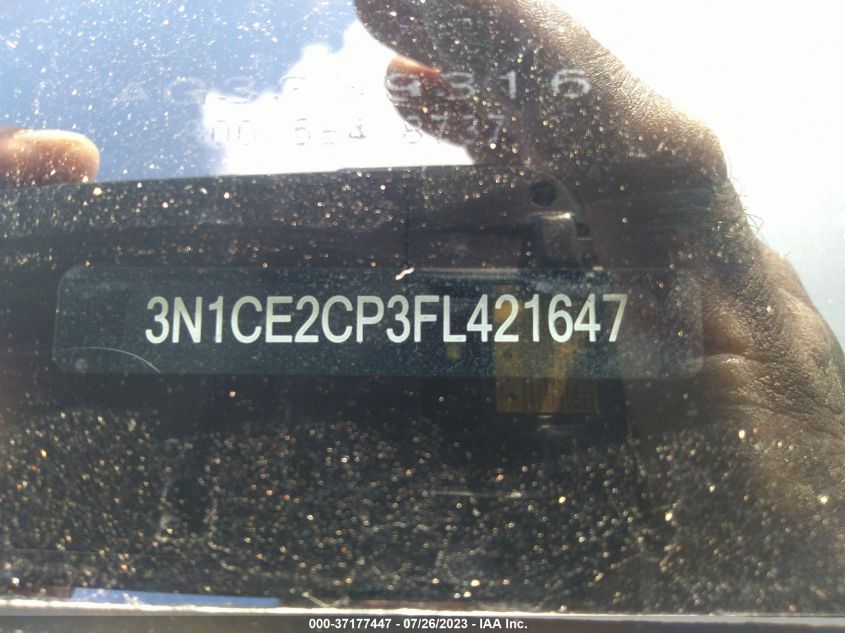 2015 NISSAN VERSA NOTE S/S PLUS/SV/SR/SL - 3N1CE2CP3FL421647