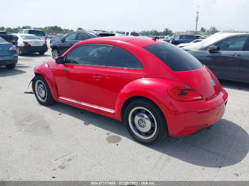 2013 VOLKSWAGEN BEETLE COUPE 2.5L - 3VWJX7AT5DM607125