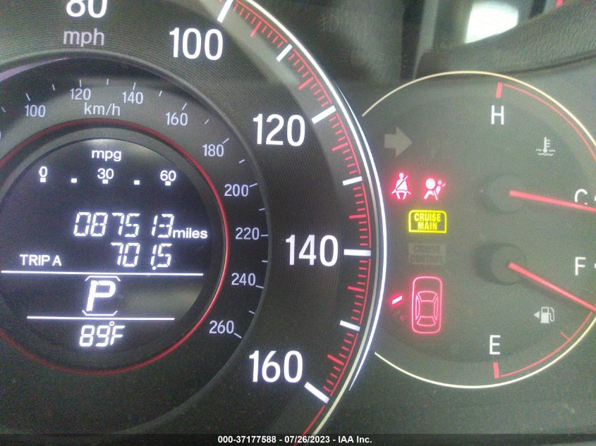 2016 HONDA ACCORD SEDAN SPORT - 1HGCR2F51GA209478