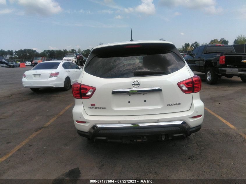 2018 NISSAN PATHFINDER PLATINUM - 5N1DR2MN8JC670545