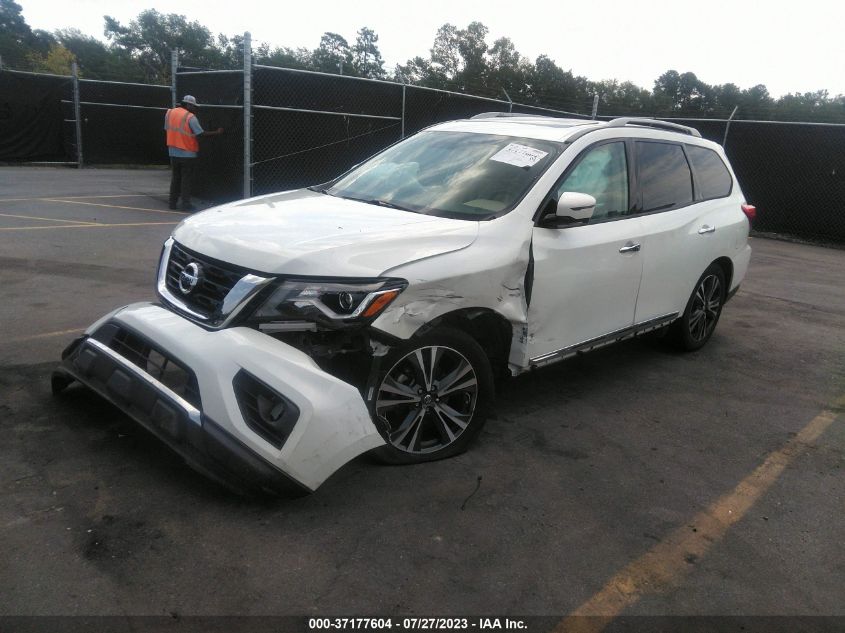 2018 NISSAN PATHFINDER PLATINUM - 5N1DR2MN8JC670545