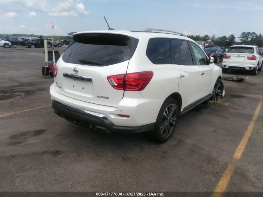2018 NISSAN PATHFINDER PLATINUM - 5N1DR2MN8JC670545