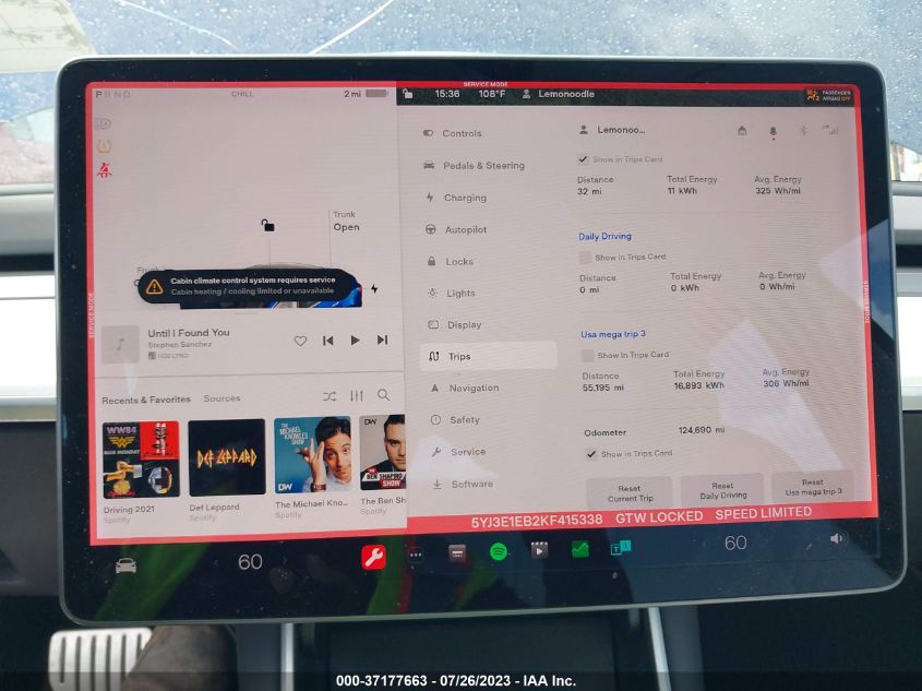 2019 TESLA MODEL 3 - 5YJ3E1EB2KF415338