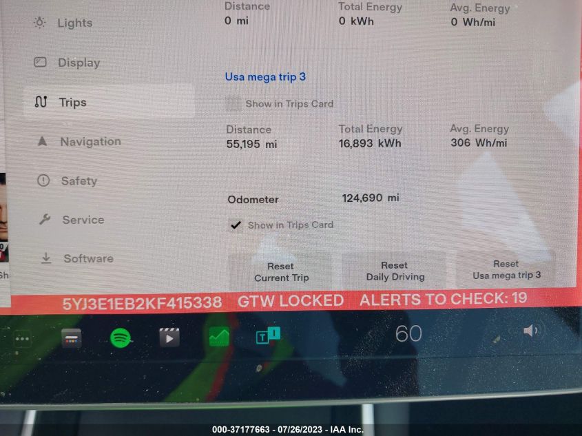 2019 TESLA MODEL 3 - 5YJ3E1EB2KF415338