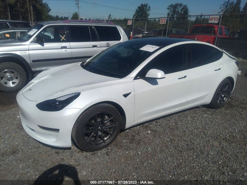 2021 TESLA MODEL 3 LONG RANGE - 5YJ3E1EB3MF939004