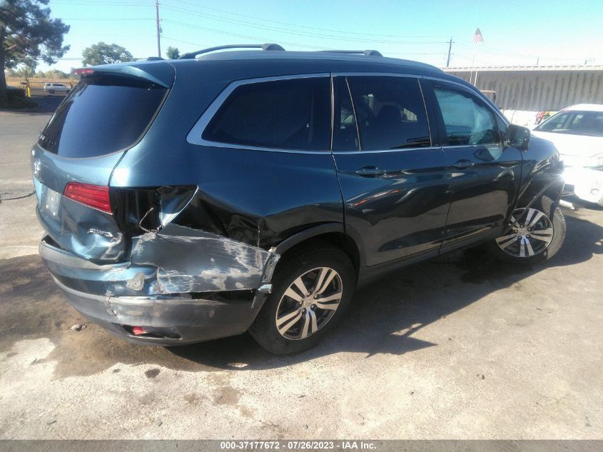 2017 HONDA PILOT EX-L - 5FNYF6H58HB048640