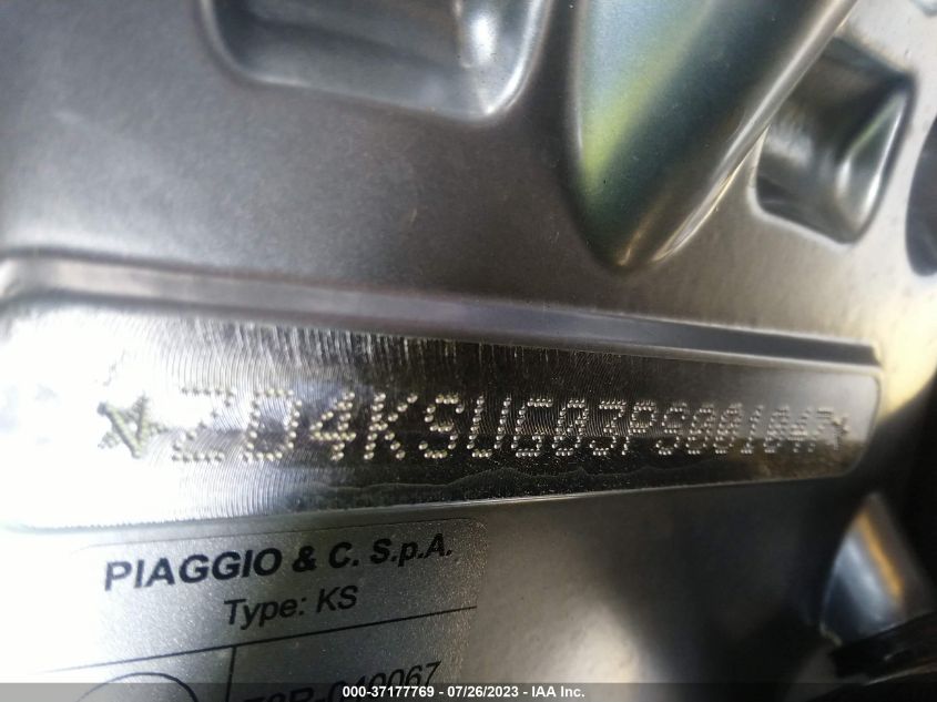 2023 APRILIA RS 660 ZD4KSUG03PS001047