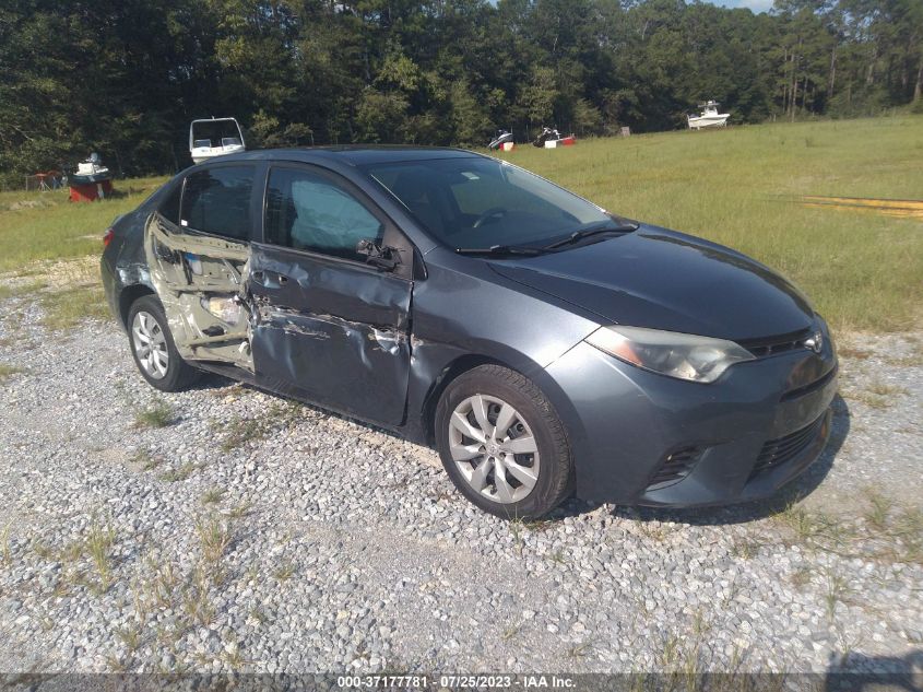 2016 TOYOTA COROLLA LE - 2T1BURHE5GC621526