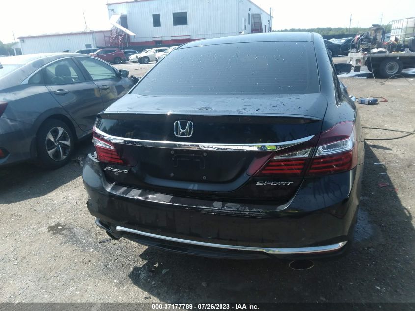 2017 HONDA ACCORD SEDAN SPORT - 1HGCR2F51HA077243