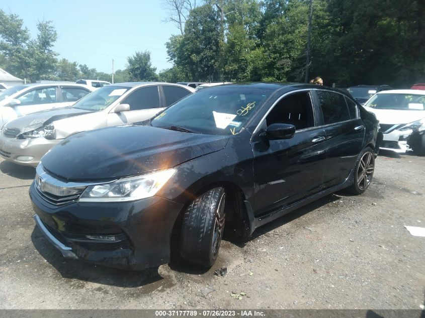 2017 HONDA ACCORD SEDAN SPORT - 1HGCR2F51HA077243