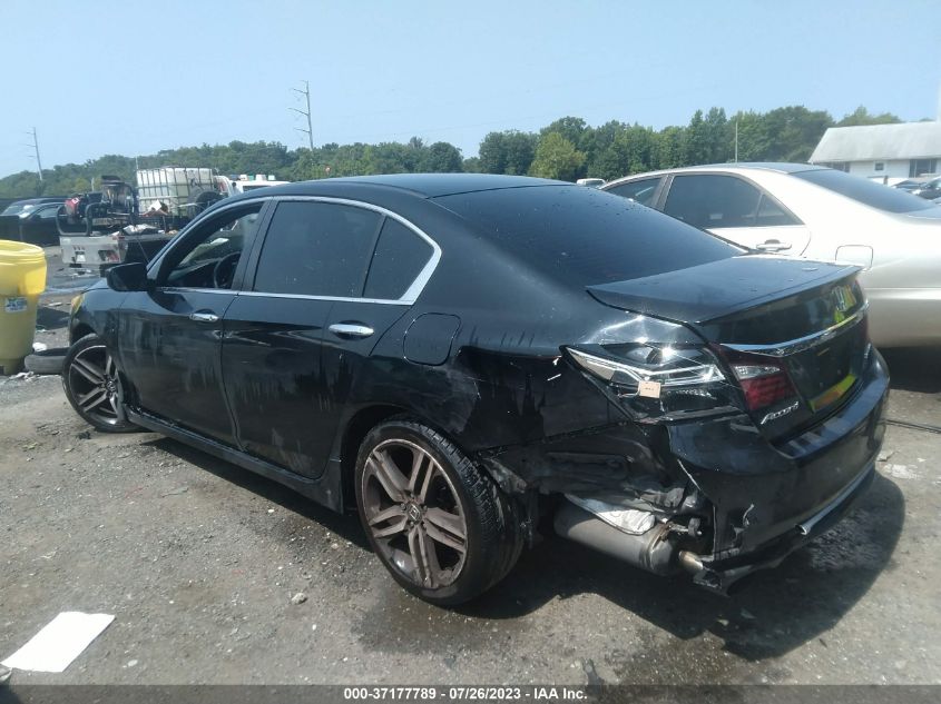 2017 HONDA ACCORD SEDAN SPORT - 1HGCR2F51HA077243
