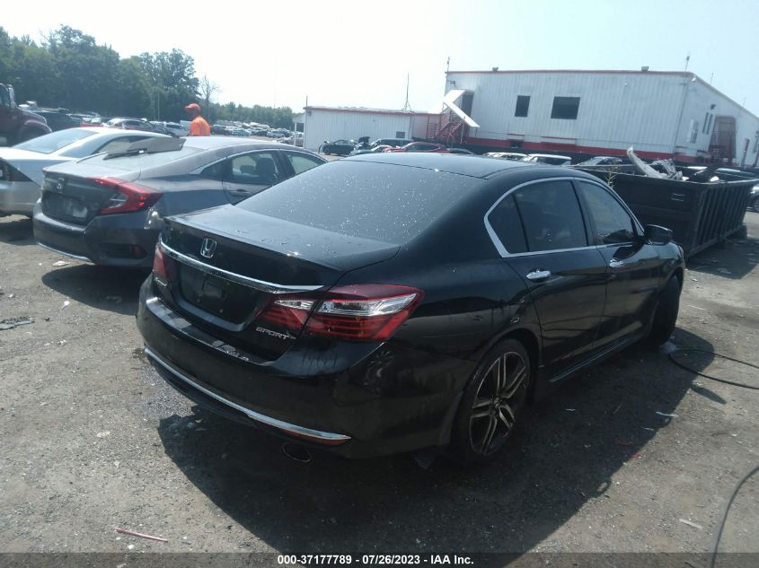 2017 HONDA ACCORD SEDAN SPORT - 1HGCR2F51HA077243