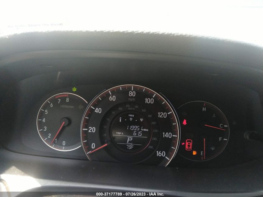 2017 HONDA ACCORD SEDAN SPORT - 1HGCR2F51HA077243
