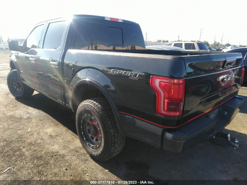 2016 FORD F-150 XLT/XL/LARIAT/PLATINUM - 1FTEW1EGXGFC07518
