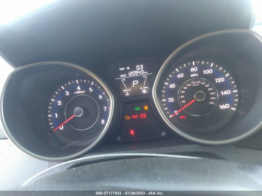2013 HYUNDAI ELANTRA LIMITED PZEV - 5NPDH4AE0DH294956