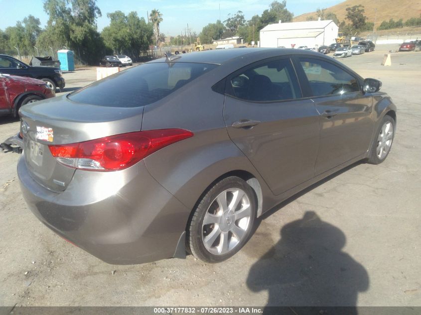 2013 HYUNDAI ELANTRA LIMITED PZEV - 5NPDH4AE0DH294956