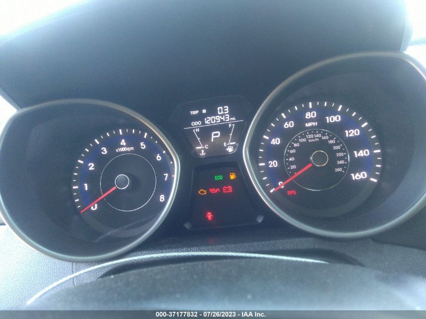 2013 HYUNDAI ELANTRA LIMITED PZEV - 5NPDH4AE0DH294956