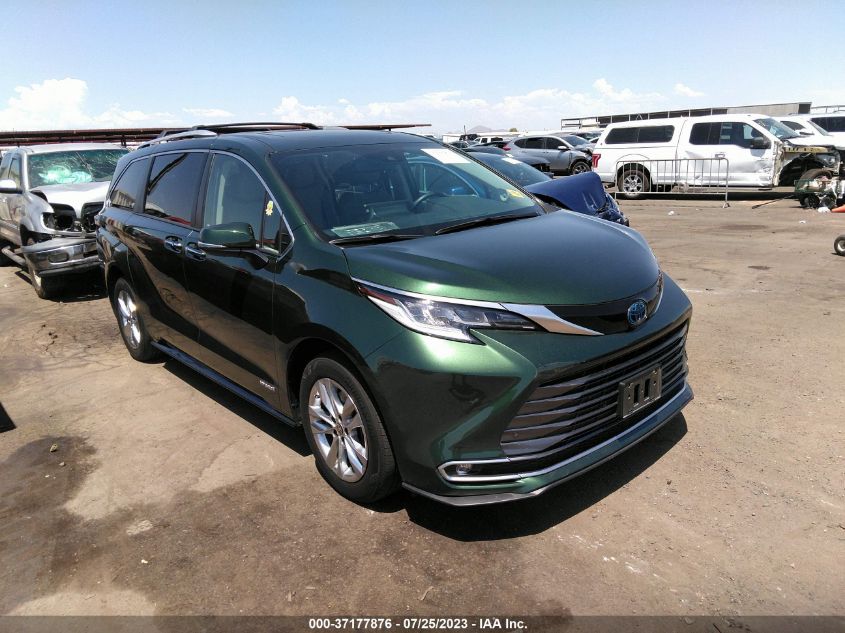 2021 TOYOTA SIENNA LIMITED/PLATINUM - 5TDZSKFC5MS032878