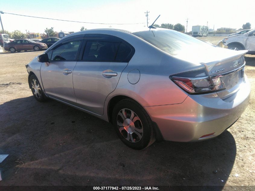 2014 HONDA CIVIC HYBRID 19XFB4F27EE200330