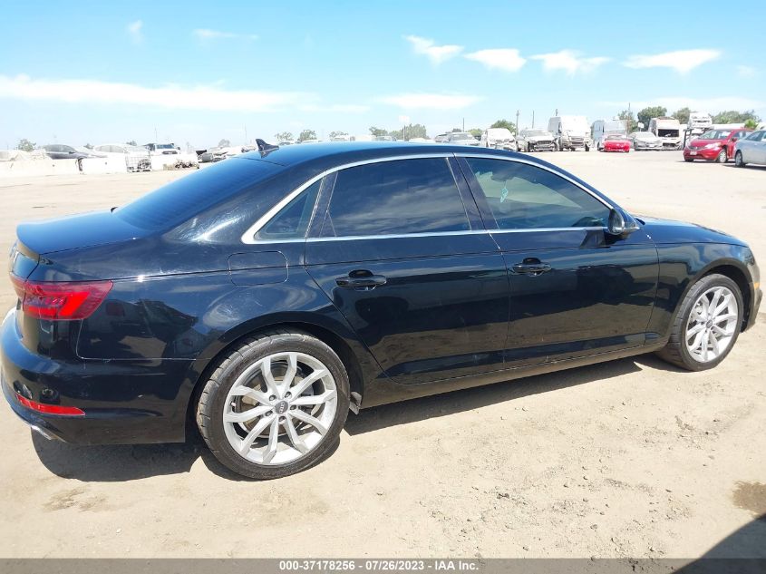 2019 AUDI A4 PREMIUM/TITANIUM PREMIUM - WAUGMAF47KN001457