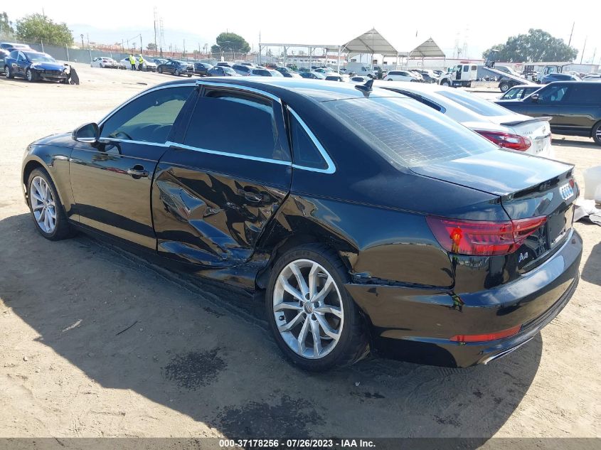 2019 AUDI A4 PREMIUM/TITANIUM PREMIUM - WAUGMAF47KN001457