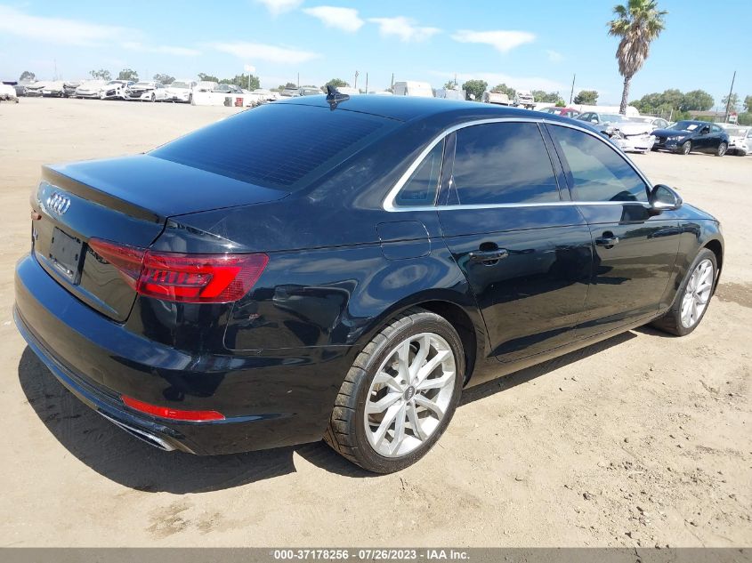 2019 AUDI A4 PREMIUM/TITANIUM PREMIUM - WAUGMAF47KN001457