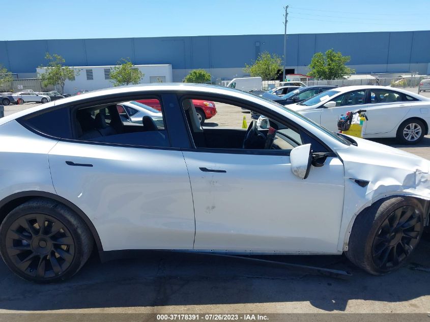 2022 TESLA MODEL Y LONG RANGE - 7SAYGDEE3NF461375