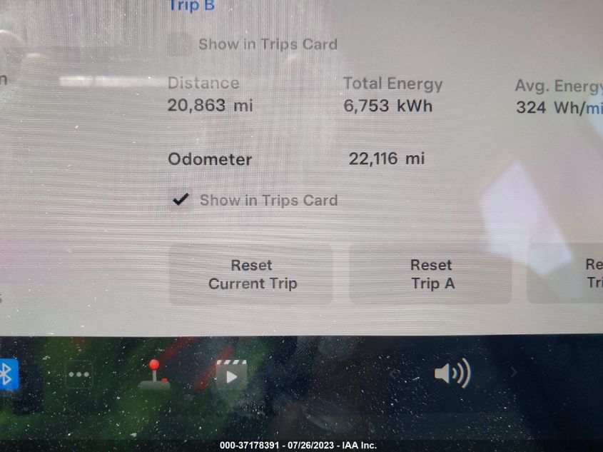 2022 TESLA MODEL Y LONG RANGE - 7SAYGDEE3NF461375
