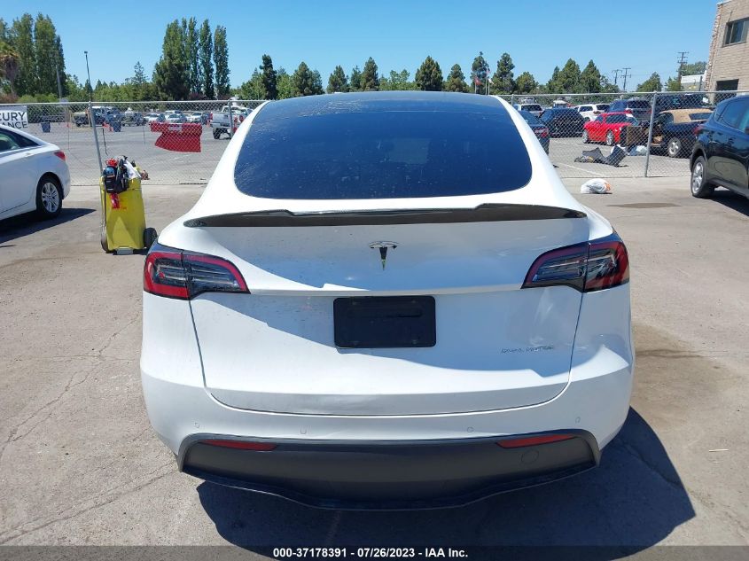 2022 TESLA MODEL Y LONG RANGE - 7SAYGDEE3NF461375