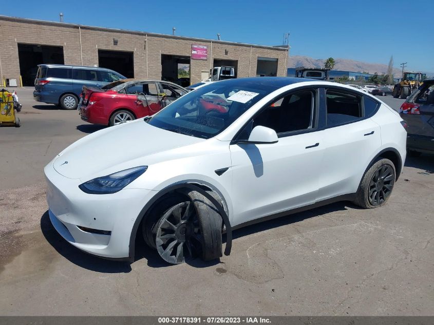 2022 TESLA MODEL Y LONG RANGE - 7SAYGDEE3NF461375
