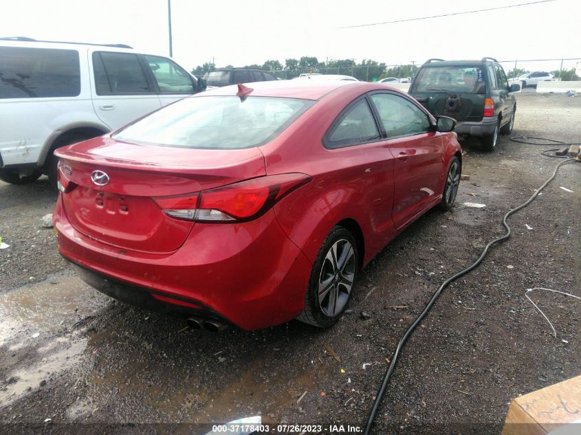 2014 HYUNDAI ELANTRA COUPE - KMHDH6AH4EU029014